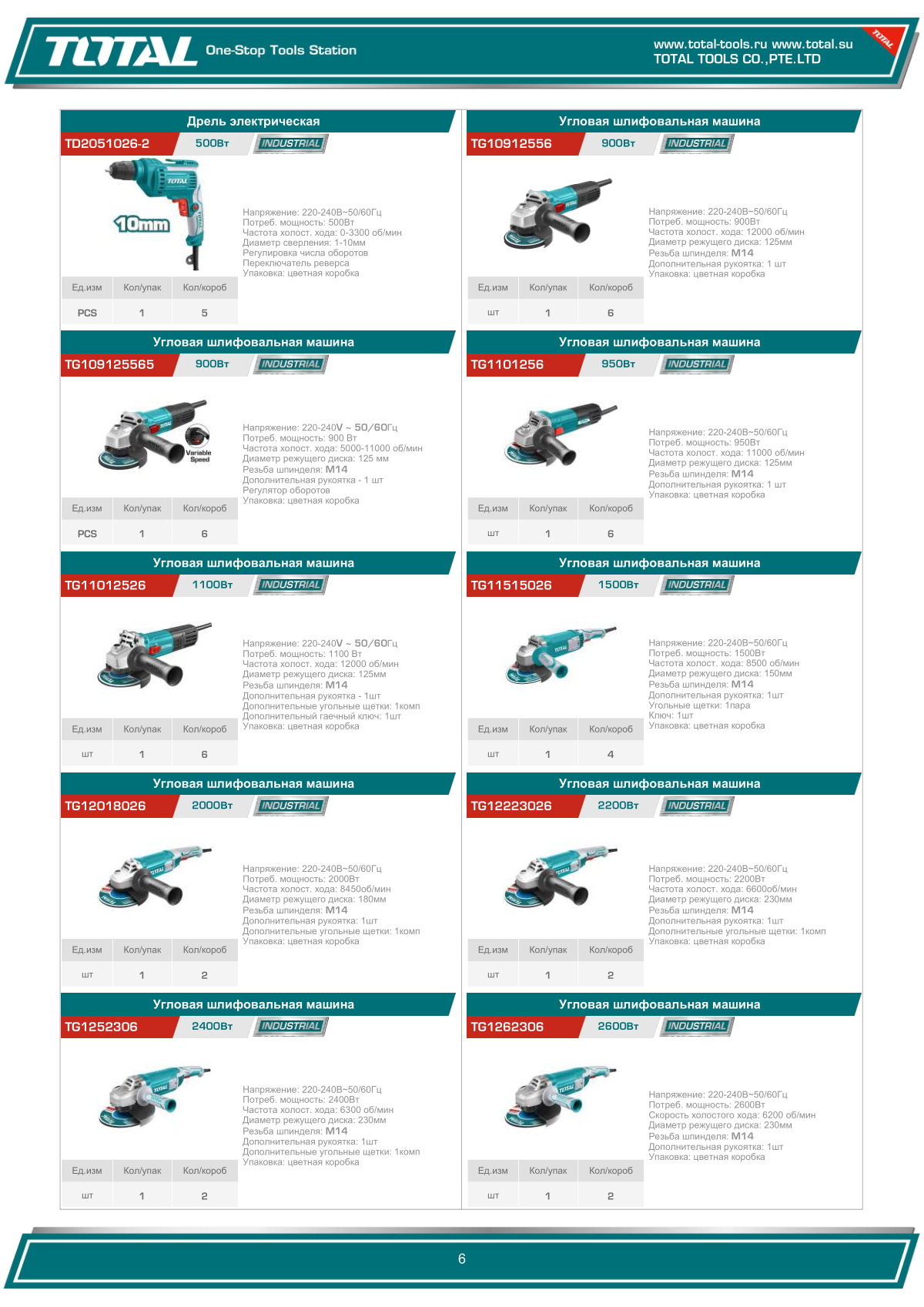 Каталог продукции - TOTAL-TOOLS.RU